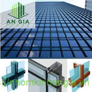 Cửa nhôm Xingfa hệ 65 cấu tạo từ nhiều phần