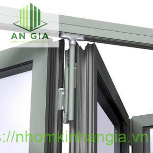 Cửa 4 cánh xếp trượt