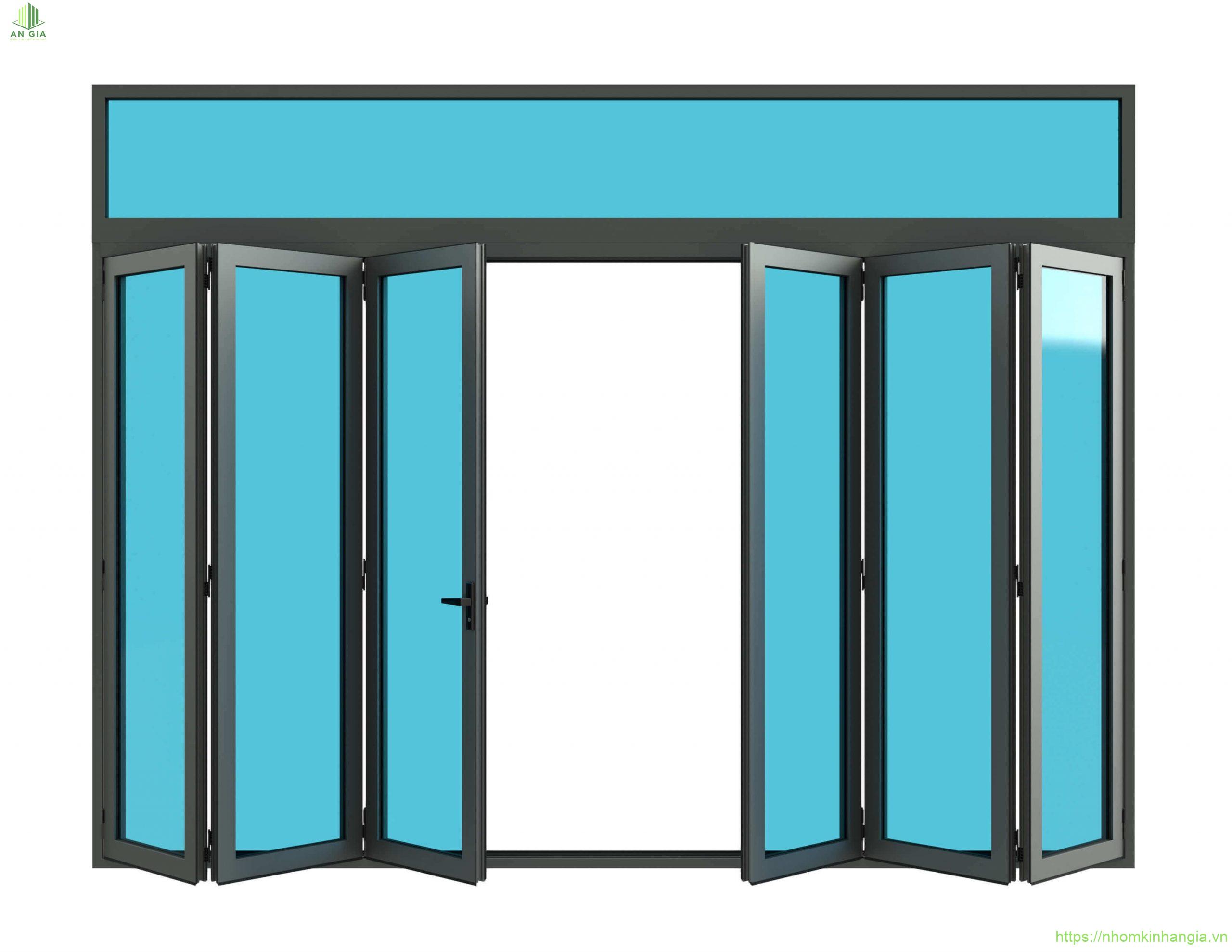 mau-cua-nhom-xingfa-6-canh-sang-trong Mẫu cửa nhôm Xingfa 6 cánh sang trọng
